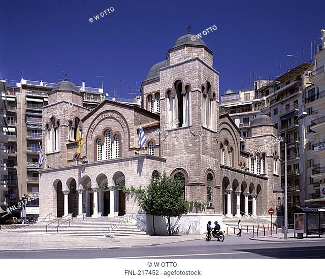 Church in city, Panagia Dexia Church, Thessaloniki, Central Macedonia, Greece