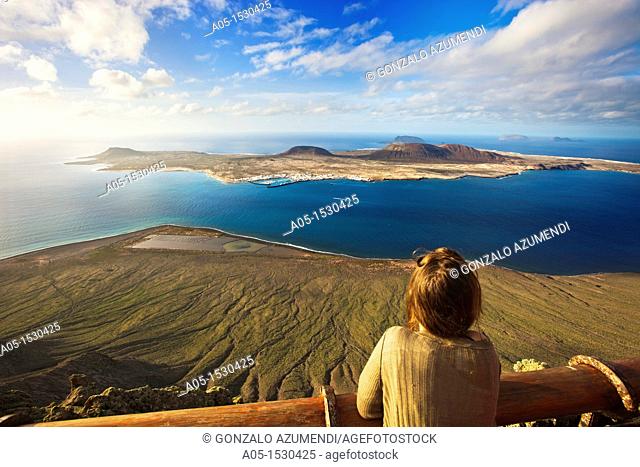 El Mirador del Rio, one of the arquitectonic creations of Cesar Manrique  From here, we can contemplate the Chinijo Archipelago Nature Rerserve