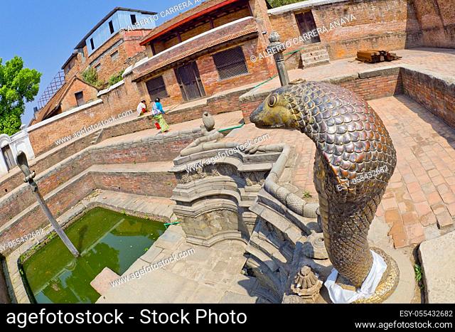 Royal Palace, Palace of Fifty-five Windows, Durbar Square, UNESCO World Heritage Site, Patan, Latipur, Bhaktapur, Kathmandu, Nepal, Asia