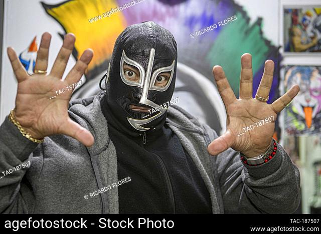 MEXICO CITY, MEXICO - JULY 17: Wrestling legend 'El Rayo de Jalisco' poses for photos during an autograph signing to fans as part of his promotion event at...