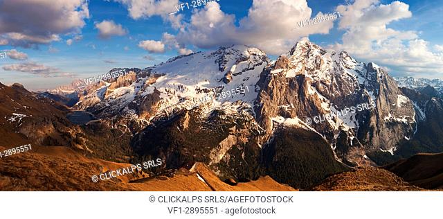 Marmolada group, Fassa Valley, Dolomites, Trentino, Italy