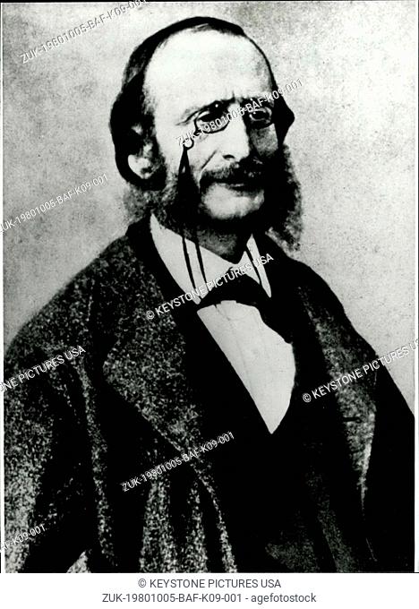 Oct. 05, 1980 - 100 anniversary of Death of Jacques Offenbach: At October 5th, 1980 are hundred years since the death of famous composer Jacques Offenbach (in...
