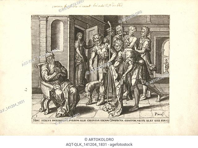 Jacob gets to see the bloody garment of Joseph, Pieter Jalhea Furnius, 1572