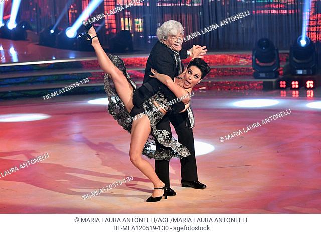 Antonio Razzi during the performance at the tv show Ballando con le setelle (Dancing with the stars) Rome, ITALY-11-05-2019