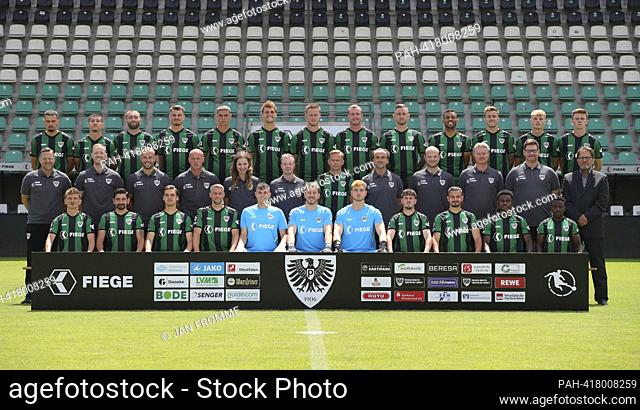 firo: 07/13/2023, football, season 2023/2024, 23/24 3rd Bundesliga, third division, photo session, portrait session SC Preussen Munster, SCP