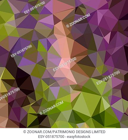 Low polygon style illustration of a palatinate purple abstract geometric background