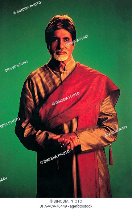 South Asian , Indian Bollywood Film Star Actor Amitabh Bachchan, India NO MODEL RELEASED