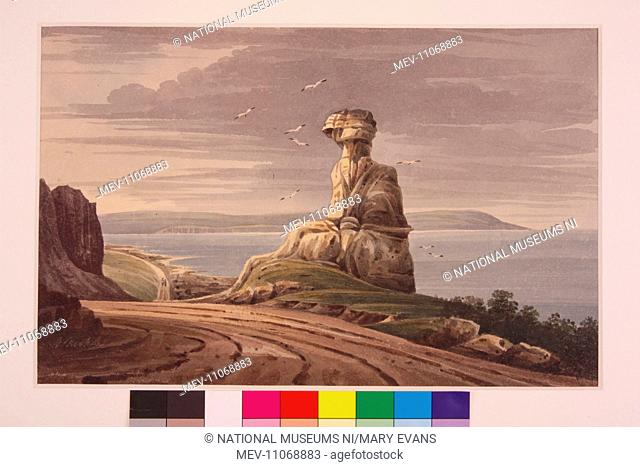 Clough-i-Stookan (c1828). Nicholl, Andrew 1804 - 1886