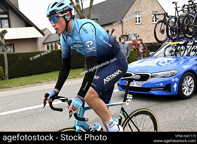 Kazakh Yevgeniy Fedorov of Astana-Premier Tech pictured during his disqualification at the 105th edition of the 'Ronde van Vlaanderen - Tour des Flandres - Tour...