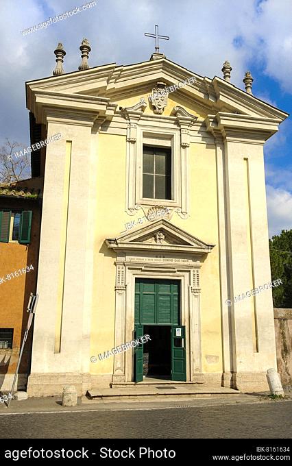 Church of Santa Maria in Palmis Domine Quo Vadis, Via Appia Antica, Rome, Lazio, Italy, Europe