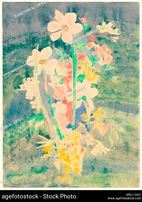 Narcissi. Artist: Charles Demuth (American, Lancaster, Pennsylvania 1883-1935 Lancaster, Pennsylvania); Date: 1917; Medium: Watercolor, graphite