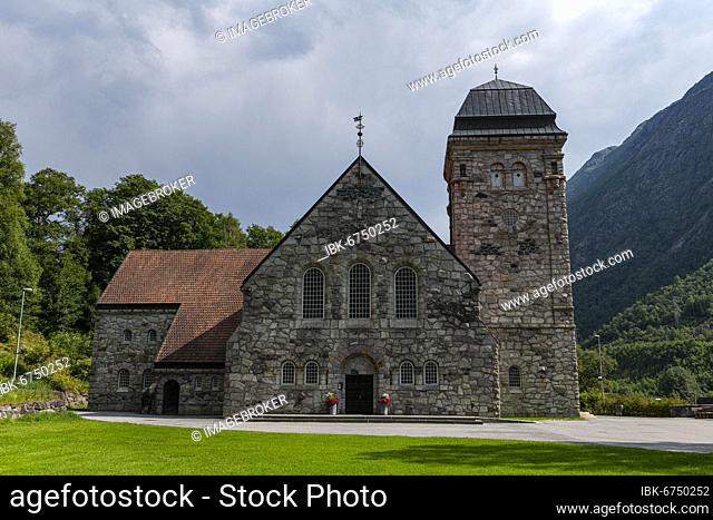 Rjukan kirke church, Unesco world heritage Industrial site Rjukan-Notodden, Norway, Europe