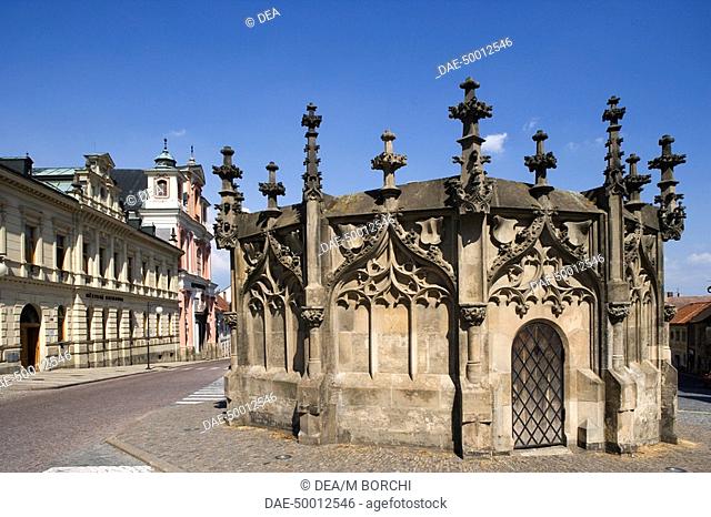 Czech Republic - Central Bohemia - Kutna Hora. UNESCO World Heritage List, 1995. Late Gothic Stone Fountain 'Kamenna Kasna'