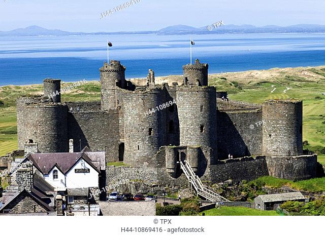 Wales, Gwynedd, Harlech Castle