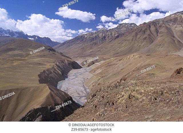 Chandra Valley. Himachal Pradesh. India