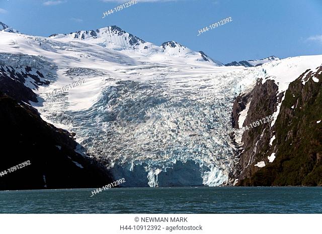 Beloit, glacier, Blackstone bay, prince William sound, Alaska, ice, USA