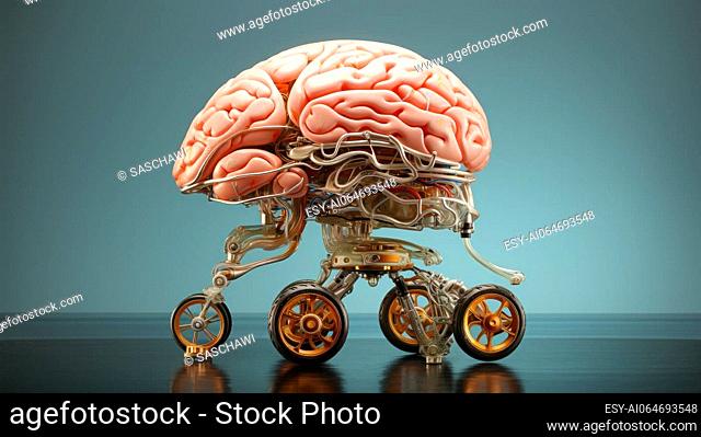 This captivating image encapsulates the essence of brain function and its remarkable capabilities