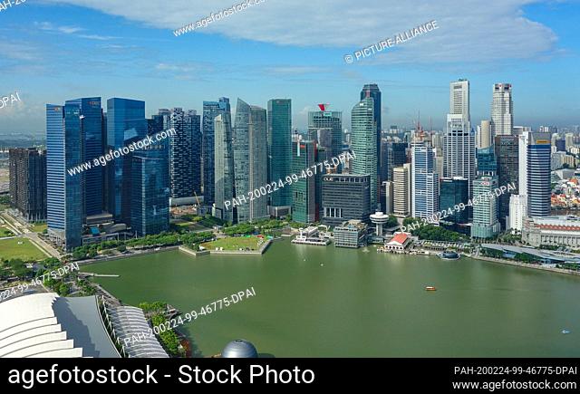 30 November 2019, Singapore, Singapur: City view of Singarpur. Photo: Patrick Pleul/dpa-Zentralbild/ZB. - Singapur/Singapore/Singapore