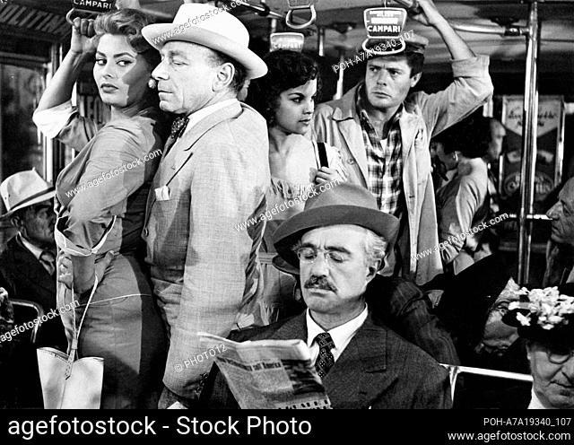 Peccato che sia una canaglia Year : 1955 Italy Director : Alessandro Blasetti Sophia Loren, Marcello Mastroianni, Vittorio De Sica Restricted to editorial use