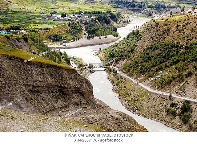 Bhaga River, Gushal, Lahaul Valley, Himachal Pradesh, India