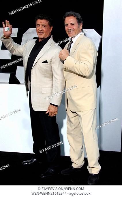 Premiere Of Lionsgate Films' ""The Expendables 3"" Featuring: Sylvester Stallone, Frank Stallone Where: Hollywood, California