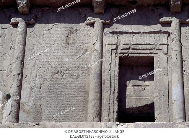 Tomb of Darius the Great, Naqsh-e Rostam, Iran. Achaemenid and Sassanid civilisation, 6th-5th century BC
