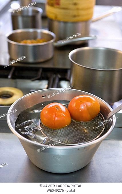 Tomatoes. Luis Irizar cooking school. Donostia, Gipuzkoa, Basque Country, Spain