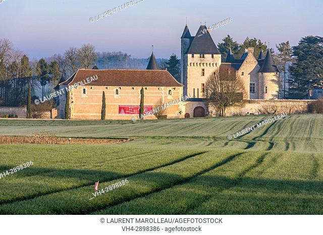 Chateau du Rivau, Lemere, Chinon District, Indre-et-Loire Department, Centre-Val de Loire Region, Loire valley, France, Europe