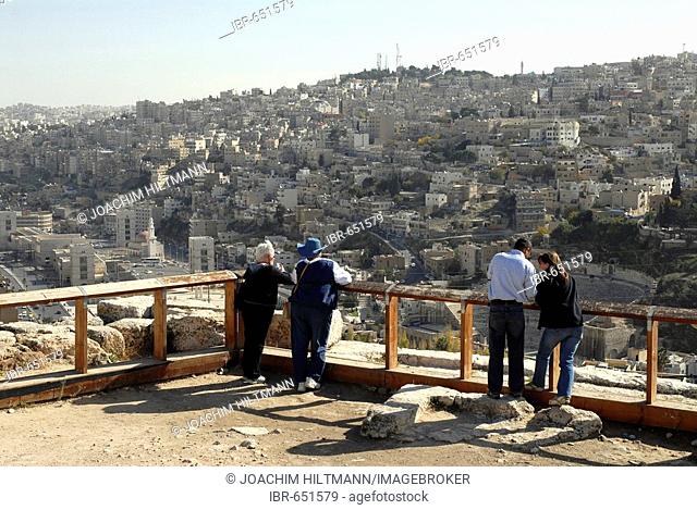 View from Citadel Hill, Jebel al-Qala, Amman, Jordan