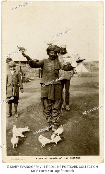 Pakistan - NWFP (North West Frontier Province) - A carrier pigeon Trainer