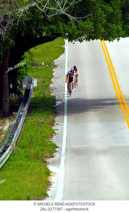 Cyclists in Clermont Florida