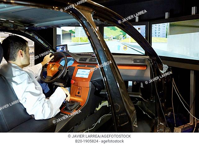 Driving Simulator Test  Validation of eco-driving systems, platooning systems road trains, driver behavior to different types of situations acoustic