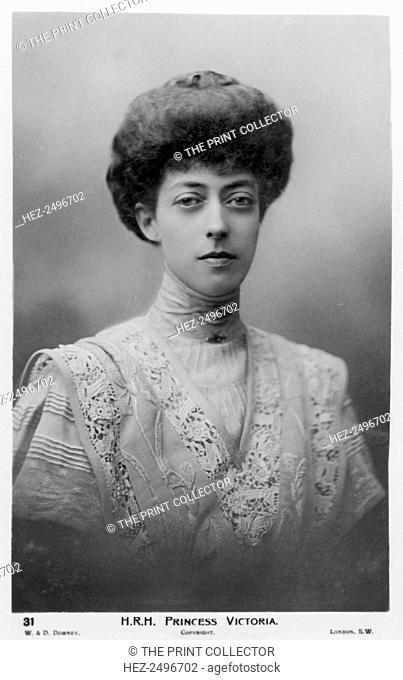 Princess Victoria of the United Kingdom, c1900s-c1910s(?). Princess Victoria (1840-1901) was the fourth child and second daughter of King Edward VII and...