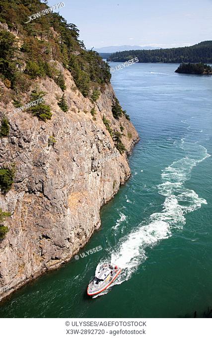 Deception Pass and Deception State Park, Fidalgo Island and Whidbay Island, State of Washington, USA, America