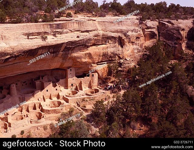 ancient dwellings of the Anasazi, Mesa Verde, Colorado
