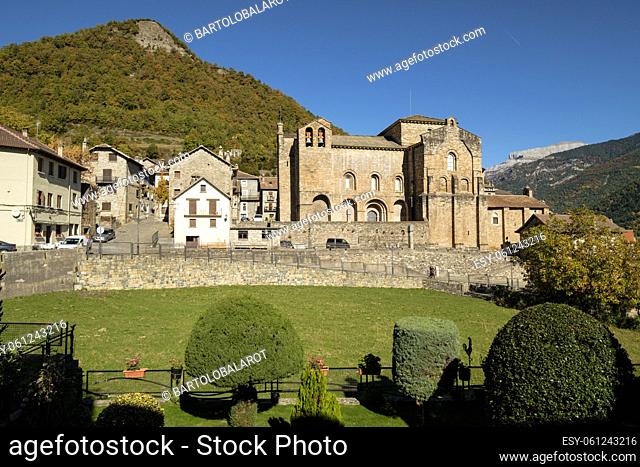 Monastery of San Pedro de Siresa, Romanesque, 9th-13th century, Siresa, Valley of Hecho, western valleys, Pyrenean mountain range, province of Huesca, Aragon