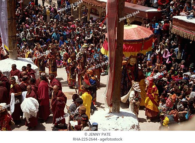First day of the Festival of Hemis Gonpa, Ladakh, India, Asia