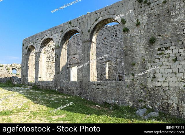 Rozafa Castle, Fatih Sultan Mehmet Mosque, Shkodra, Albania, Europe
