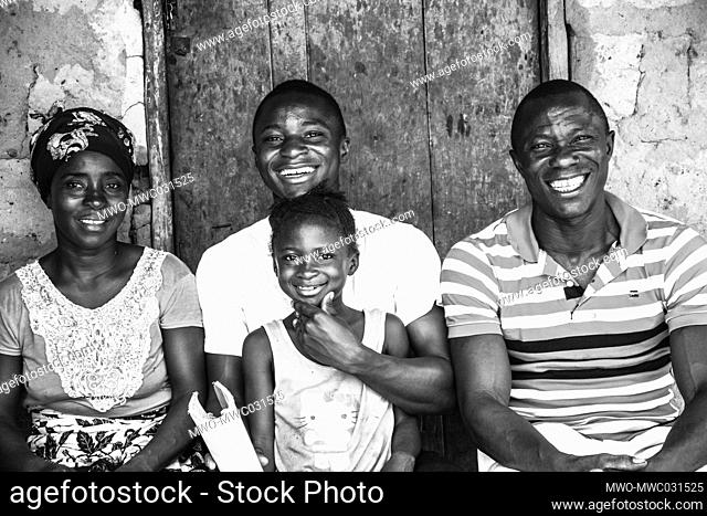 A happy family in Sierra Leone