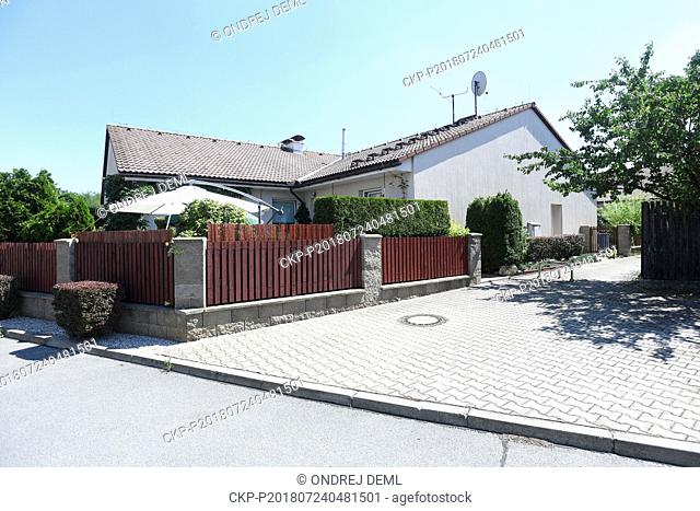 One of family houses that figures in H-System case is seen on July 24, 2018, in Horomerice, Czech Republic. Clients of the bankrupt H-System developer firm have...