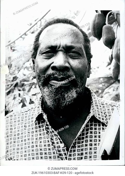 Mar. 03, 1961 - The Voice of Jomo Kenyatta - Applauded at Ali Africa People's Conference in Cario: The Voice of Jomo Kenyatta the convicted leader of the Mau...