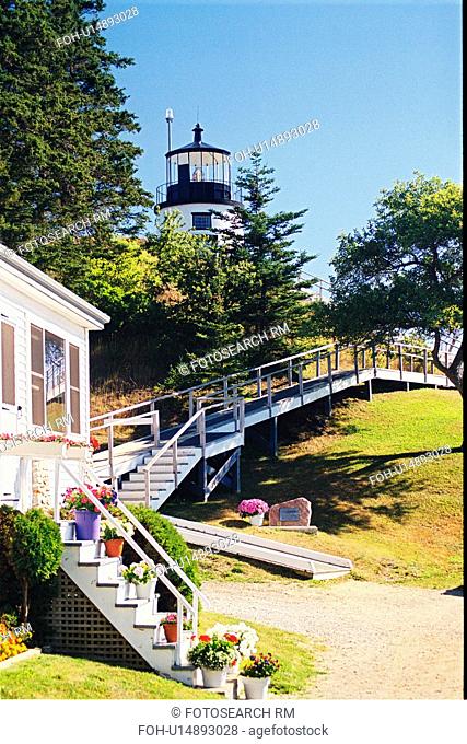 lighthouse located at OwlsHead, Maine, United States
