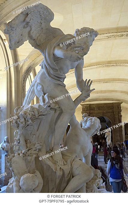THE HALL OF ITALIAN SCULPTURE, MUSEUM OF THE LOUVRE, PARIS (75), FRANCE