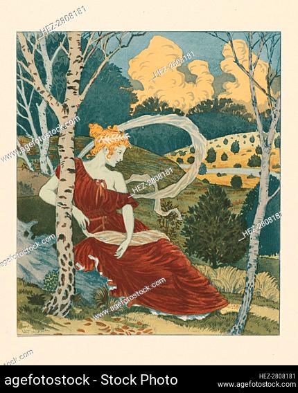 Dans les bois, ca 1899. Creator: Grasset, Eugène (1841-1917)