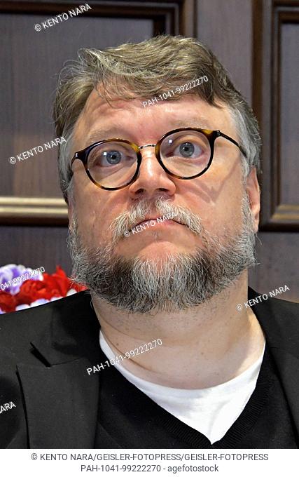 Guillermo del Toro attends the 'The Shape of Water' press conference at Akasaka Prince Classic House on January 30, 2018 in Tokyo, Japan