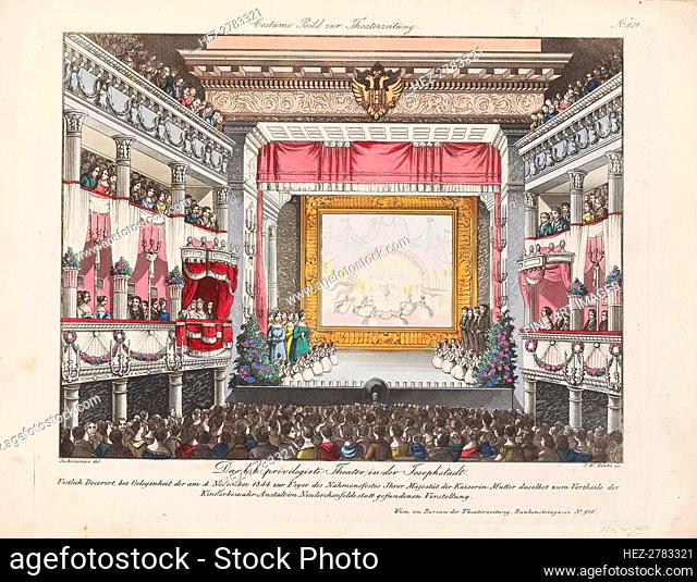 The Theater in der Josefstadt, 1844. Creator: Anonymous
