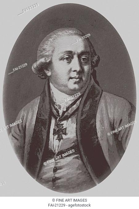 Portrait of the architect Ivan Yegorovich Starov (1745-1808). Lushev, Andrey Mikhaylovich (1822-?). Lithograph. Classicism. 1870. Russia