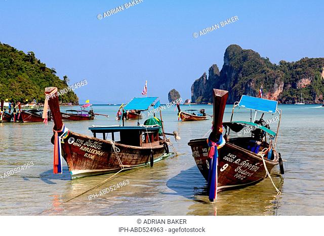 Thailand Krabi Phi Phi Islands Koh Phi Phi Don Loh Dalam Bay