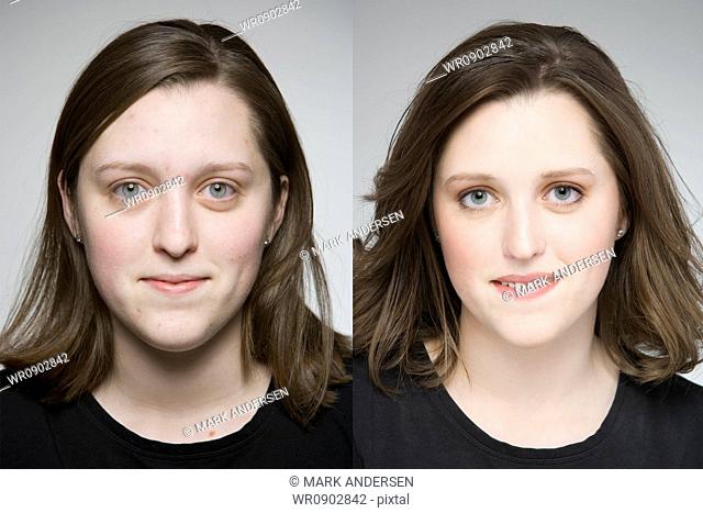 Before and after makeover photos