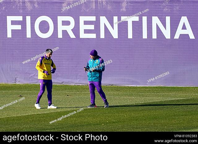 Fiorentina's Giacomo Bonaventura pictured during a training session of Italian ACF Fiorentina, on Wednesday 29 November 2023 in Firenze, Italy